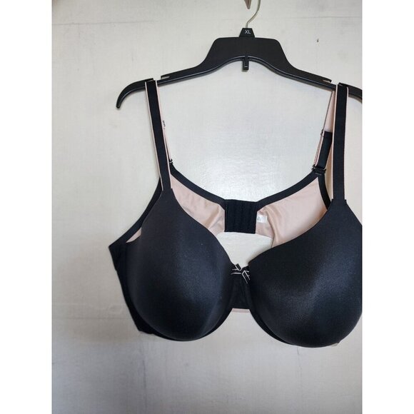 New Auden Women's Black Underwire Lightly Line Bra Adjustable Straps 44DDD - Picture 2 of 8